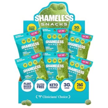 Shameless Snacks Green Apple Blast – Sour Candy & Fruit Snacks