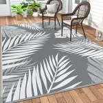 GENIMO Outdoor Rug 5′ x 8′ Waterproof for Patios Clearance