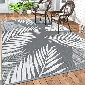 GENIMO Outdoor Rug 5′ x 8′ Waterproof for Patios Clearance