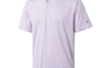 Men’s Golf Shirts Dry Fit Short Sleeve Print Performance Moisture Wicking Patter