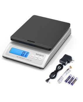 MUNBYN Shipping Scale, Accurate 66lb/0.1oz Postal Scale with Sweet Pink Style