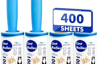 Extra Sticky Lint Roller, Mega Value Set 400 Sheets for Pet Hair Removal