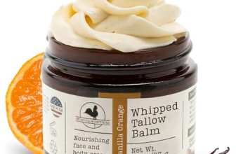 Hearth & Homestead Whipped Beef Tallow for Skin & Face – 100% Grass Fed
