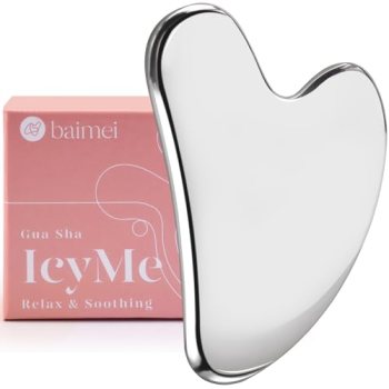BAIMEI IcyMe Stainless Steel Gua Sha Facial Massager Tools |Relax Back Muscles