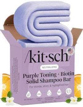 Kitsch Toning Purple Shampoo Bar For Blondes & Color Treated Hair