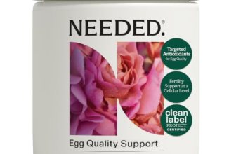 Needed. Egg Quality Support – Optimally Formulated Antioxidants Supplement for E