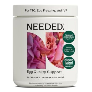 Needed. Egg Quality Support – Optimally Formulated Antioxidants Supplement for E