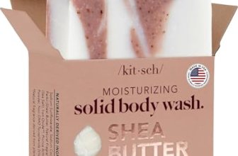 Kitsch Shea Butter Exfoliating Body Wash Bar Soap