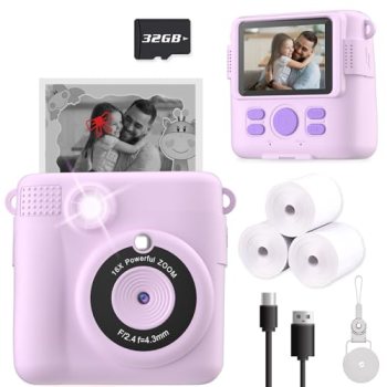 ESOXOFFORE Instant Print Camera for Kids