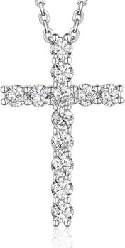 MomentWish Cross Necklace, Christian Gifts for Women