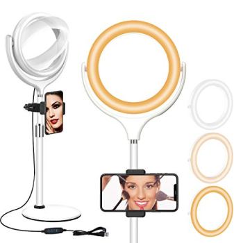 8 inch Desk Ring Light with Stand