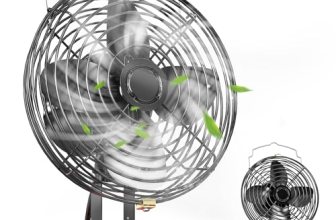 Ecarke 7 Inch Portable Cordless Fan Compatible with Milwaukee 18V Battery (Tool