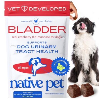 Native Pet Dog UTI Treatment – Cranberry Supplement for Dogs