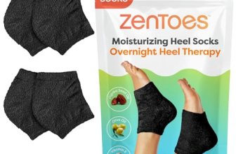 ZenToes Moisturizing Socks for Cracked Heel Treatment