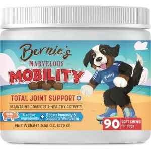 Bernie’s Marvelous Mobility Dog Joint Support, 90 Chews