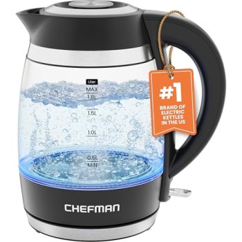Chefman Electric Kettle, 1.8L 1500W