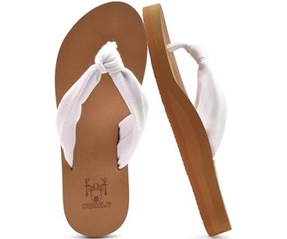 KuaiLu Flip Flops Women Arch Support Yoga Mat Comfortable Summer Beach Walking T