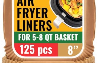 Air Fryer Paper Liners, 125Pcs Air Fryer Disposable Liners