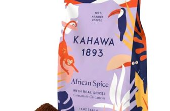 Kahawa 1893 Ground Coffee Medium Roast Chai Spice Coffee 12 Oz – With Cinnamon