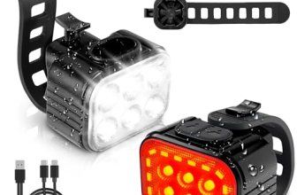 WORKPRO Bike Lights Set [8+13 Modes]