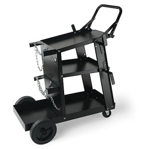 VEVOR Welding Cart, 3-Tier Welder Cart Heavy Duty with 400 Lbs Weight Capacity