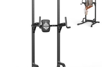SPORTSROYALS Power Tower, Multi-Function Pull up Bar Dip Station with Upgraded A
