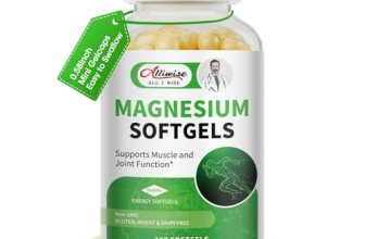 Magnesium Glycinate 500mg Softgels Supplement