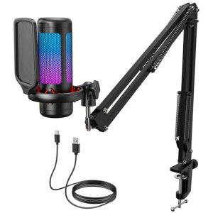 TONOR Gaming Microphone Set with Boom Arm