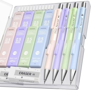 Four Candies Cute Mechanical Pencil Set with Case
