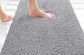 OLANLY Bathroom Rugs 30×20, Extra Soft Absorbent Chenille Bath Rugs