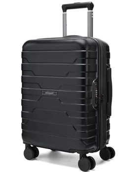 BAGSMART Carry On Luggage 22x14x9 Airline Approved with Spinner Wheels
