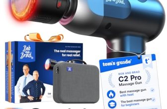 BOB AND BRAD C2 Pro Massage Gun with Heat and Cold Therapy