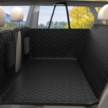 Petiza Back Seat Extender for Dogs Hard Bottom Dog Car Seat Cover for Back Seat