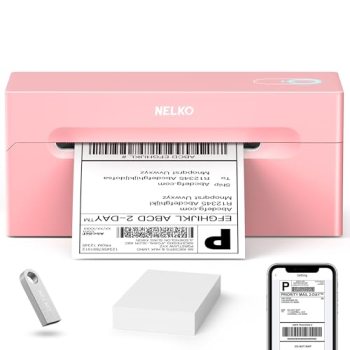 Nelko Bluetooth Thermal Shipping Label Printer