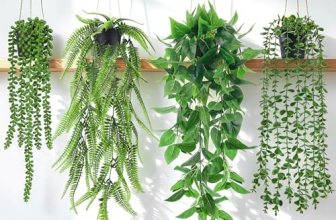 Der Rose 4Pcs Fake Plants Hanging Artificial Ivy Vine Faux Eucalyptus Hanging Pl