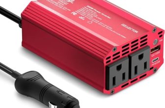 300W Power Inverter DC 12V to 110V AC Car Outlet Adapter with USB-C[PD65W] & USB