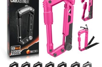 Multitool Carabiner with Pocket Knives