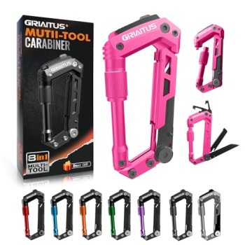 Multitool Carabiner with Pocket Knives