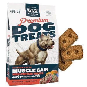 Bully Max Premium High Protein Dog Treats for Puppy & Adult Dogs
