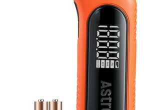 AstroAI Digital Tire Pressure Gauge 3-300PSI Calibrated to ANSI B40.7 Grade 2A (
