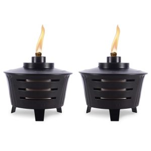 TIKI Mini Fire Pit Tabletop Torch 2-Pack