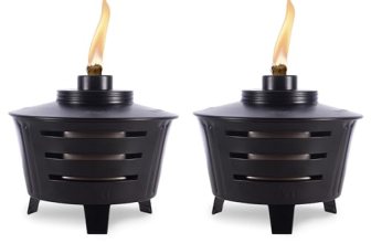 TIKI Mini Fire Pit Tabletop Torch 2-Pack
