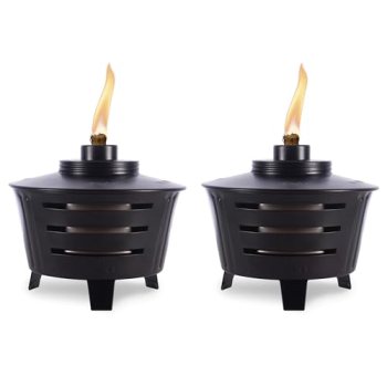 TIKI Mini Fire Pit Tabletop Torch 2-Pack