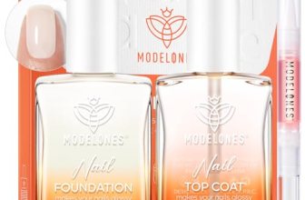 modelones Nail Strengthener and Growth Clear Gel Top Coat Nail Polish Cuticle Oi
