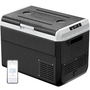 EKOJUCE 12 Volt Refrigerator, 53 Quart Electric Cooler