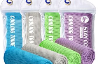 DOFOWORK Cooling Towels – 4 Pack Cooling Towels for Neck and Face
