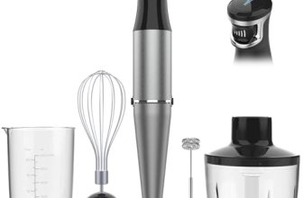 Turelar Immersion Blender Handheld Corded Hand Blenders Set 1100W