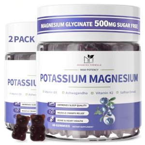 2 Pack Potassium Magnesium Gummies