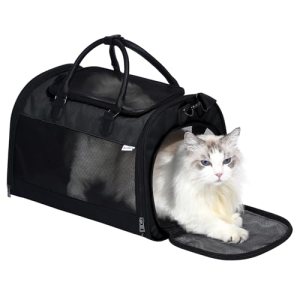 PET MARVEL Cat Carrier Soft Sided for Small Medium Cats Puppy up to 15 Lbs