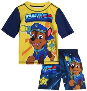 Nickelodeon Paw Patrol Boys Rash Guard Set